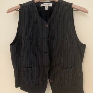 Small pinstripe vest